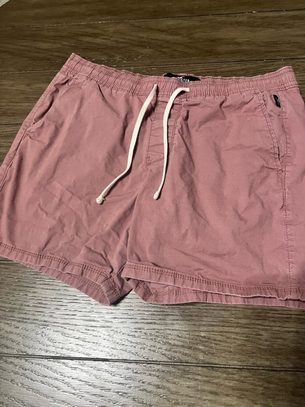 Hollister Men's Dusty Rose Drawstring  Shorts size Large